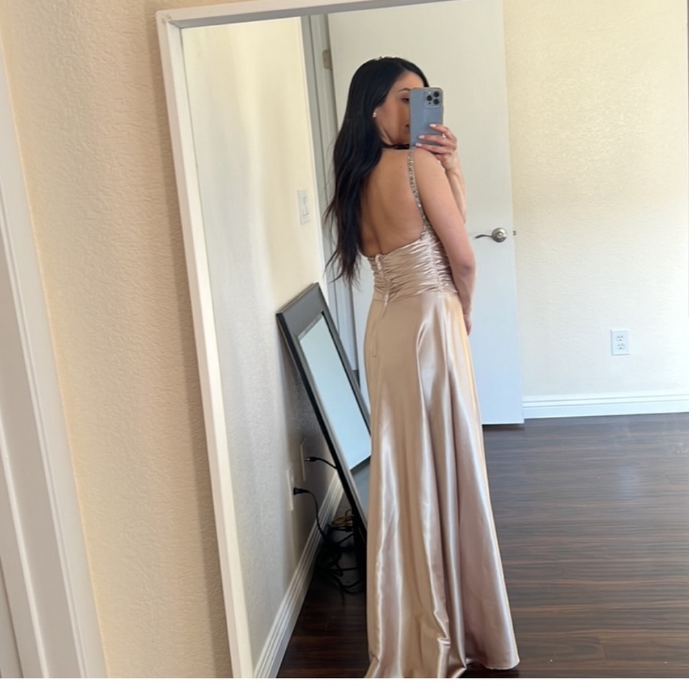Prom Dress - Champagne color